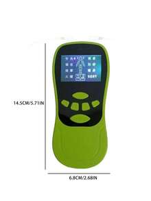 Set de estimulador muscular corporal de pulso digital, incluye aparato masajeador + 4 almohadillas de electrodos, 8 modos y 15 niveles de intensidad, disponible en color verde y blanco. Adecuado para uso en hogar, oficina, gimnasio y terapia personal, alivia dolores musculares en deportistas y adultos mayores. - Multicolor - Ver 9