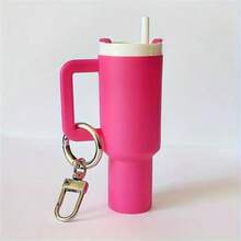 1pc Multicolor Popular Ice Cup Keychain, Key Ring Pendant, Can Hold Lipstick, Backpack Charm, Bag Charm, School Bag Charm, Water Bottle Charm, Can Hold Perfume, Lipstick Small Pendant, For Daily Use - Multicolor - View 13
