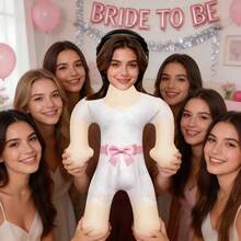 1pc Personalized Groom Inflatable Blow Mold Prop, Custom Inflatable Prop, Suitable For Bachelor Party And Bridal Shower, Unique Bride-To-Be Wedding Gift Idea - Multicolor - View 3