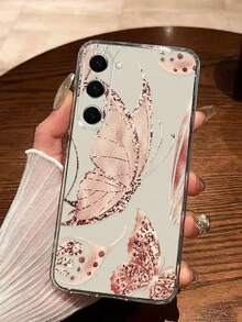 1 peça Capa de telemóvel macia com design de borboleta de alta transparência, compatível com iPhone 16 Plus/16 Pro Max/15 Pro Max/P13/P14/P11/P12/XS/XR/7/8/P78/GES2/Galaxy S25/S25 Plus/S25 Ultra/A16/A36/A26/A56/A16/A50/A12/A32/A52/A72/A51/A21S/A13/A14/S22 Ultra/S23/A33/A53/S20 FE/11 Youth/12 Pro/12/12X/Note 11/9A/9C/Polo X3 NFC/10/9/Note 9/12C/Note 11 Pro/10C/Note 8 Pro, capa protetora - Multicolorido - Ver 2