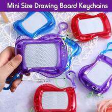 Mini Magnetic Drawing Board, Plastic Doodle Writing Painting Board With Keychain, Random Color, Mini Magnetic Doodle Drawing Board Toy For Baby, Student Writing Board - Magnetic Drawing Board - View 5