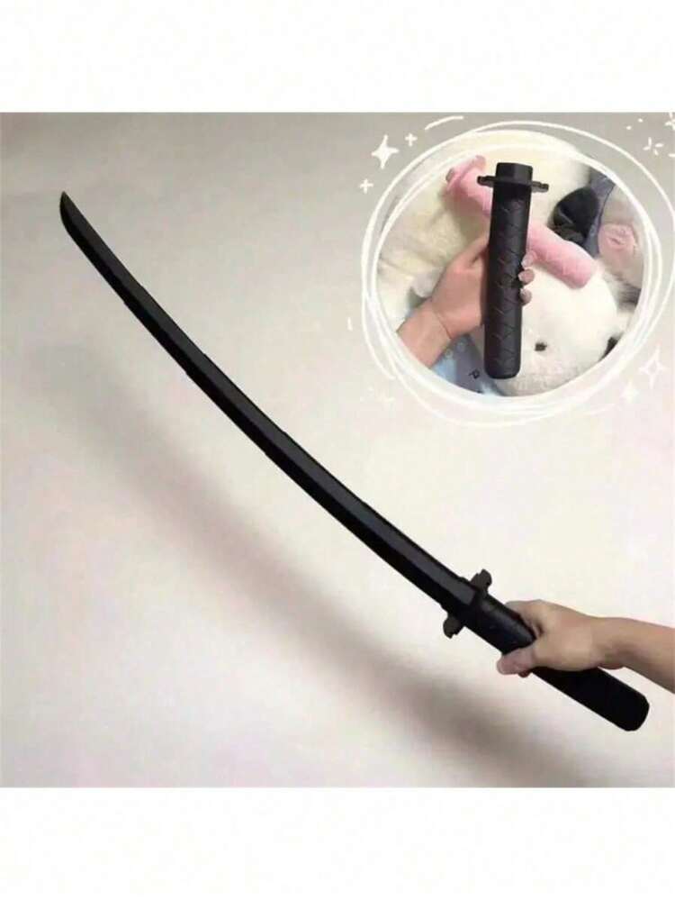 1/2pcs 3D Printed Gravity Samurai Sword - Cosplay Prop Flick Wrist To Extend, Release To Retract. Smooth Gravity Mechanism. Realistic Design With Anti-Slip Handle. Great For Stress Relief, Video Shooting & Cosplay. - Multicolor - View 10