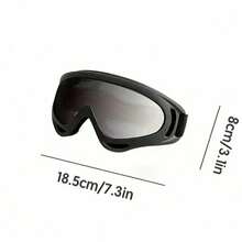 1pc-Cool Pet Dog Sunglasses, Windproof Dustproof Anti-Fog Pet Glasses, Adjustable Elastic Headband, Fashionable Black Frame Suitable For Medium And Large Dogs, Perfect For Outdoor Adventure, Running (Slightly Defective, Please Do Not Buy If You Mind) - Black - View 7