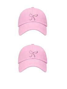 1/2 piezas Gorra de béisbol con coleta para mujer, gorra casual con moño desordenado, gorra ligera puntiaguda, gorra de sol de moda, adecuada para deportes al aire libre & uso casual diario - Gorro de pajarita - Ver 10