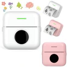 Cute Mini Blue-Tooth Thermal Printer For Photos, Labels And Notes, Portable Pocket Printer With App Templates For Study, DIY Journal, Kitchen Storage And Home Office - Multicolor - View 3