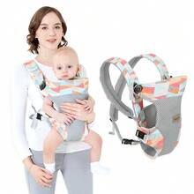 3-In-1 Baby Carrier, From Newborn To Toddler. Ergonomic (7.5-45 Lbs) - 幾何學 - 查看 1