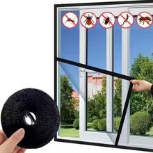 2026 New Large DIY Self-Adhesive Window Screen, High Transparency Mesh Anti-Mosquito & Anti-Insect Window Net - Multiple Styles - View 1