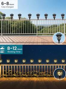 2/4pcs Solar Powered LED Lights, IP44 Waterproof Outdoor Solar Lights, Dual-Use Pathway And Pool Underwater Lights, Solar Wireless Warm White Decorative Lights, Suitable For Frame Pools, Trampolines, Gardens, Patios, Parties, Holiday Decorations - Warm Light - View 10