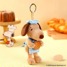 Snoopy 烘焙主題毛絨盲盒吊飾－可愛公仔，可作為柔軟玩偶與精緻包包配件，每盒皆有趣味驚喜 - 彩色 - 查看 10