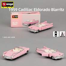 مجموعة سيارات بوراجو بمقياس 1:64: فولكس فاجن جولف GTI 2017، مرسيدس بنز 300SL (1954)، مرسيدس بنز الفئة G 2018، كاديلاك إلدورادو بياريتز 1959، نموذج سيارة من سبيكة معدنية للزينة، نموذج سيارة منزلق - متعدد الألوان - مشاهدة 10