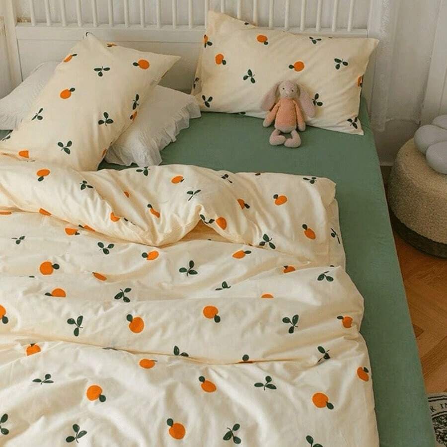 Sheet Sets With Pillowcases - Cute Orange - View 1