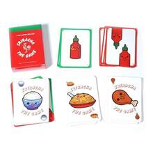 Sriracha The Game 辣味配對拍卡遊戲，便攜式家庭派對桌面桌遊，多人快反應互動遊戲，適合生日、節日團聚、遊戲之夜，全年齡層完美派對氛圍營造禮物 - 彩色 - 查看 5