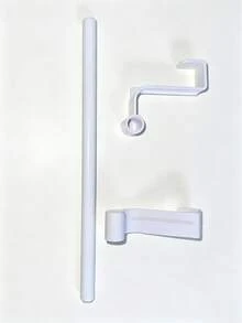 1pc Single Bar No-Drill Towel Rack, Cabinet Door Hanging Design, Bathroom Kitchen Space-Saving Hanging Towel Storage Rack, No-Installation Towel Rack, Bathroom Towel Storage, Space-Saving Storage, Home Hanging Hook Accessories - Multicolor - View 9