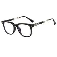 1 Pair Fashionable Versatile Minimalist Clear Lens Glasses - Multicolor - View 6