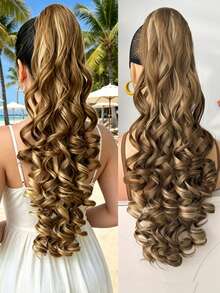 Blended Hair Extensions - SNATURAL/L.RED/GREEN/27 - View 6