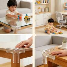 4/6/8/10/12PCS Table Corner Guards Baby Safety Edge Protectors Corner Protectors Children Protective Corner Guards Edge Protection Suitable For Furniture Baby Protection Corners Coffee Table Edge Protection - Multicolor - View 2