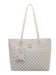 Tote Bag Female Large Capacity College Student Class Commuter Bag Shoulder Woman Bag Handbag Bag - White - View 13