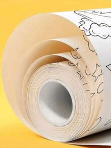 300cm塗鴉繪畫捲軸，多種主題，適合兒童著色與繪畫，著色捲軸，著色，返校季 - 彩色 - 查看 5
