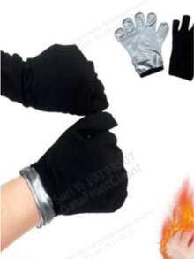 1pc Unisex Sauna Gloves, Moisturizing Hand Care, Anti-Cracking, Anti-Darkening, Sweat-Proof Training Gloves - Multicolor - View 3