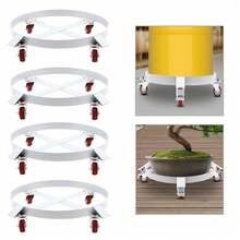 55 Gallon Drum Dolly Wheel Barrel Drum Rack Trailer Dolly Rain Barrel Stand For The Transportation Of Various Oil Drums In Workshops, Factories Gray Round - Grey - View 11