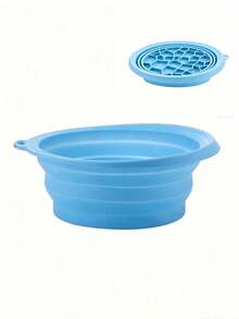1pc Home Facial Ice Bath Silicone Folding Ice Basin, Outdoor Beauty Device Ice Tub - Multicolor - View 11