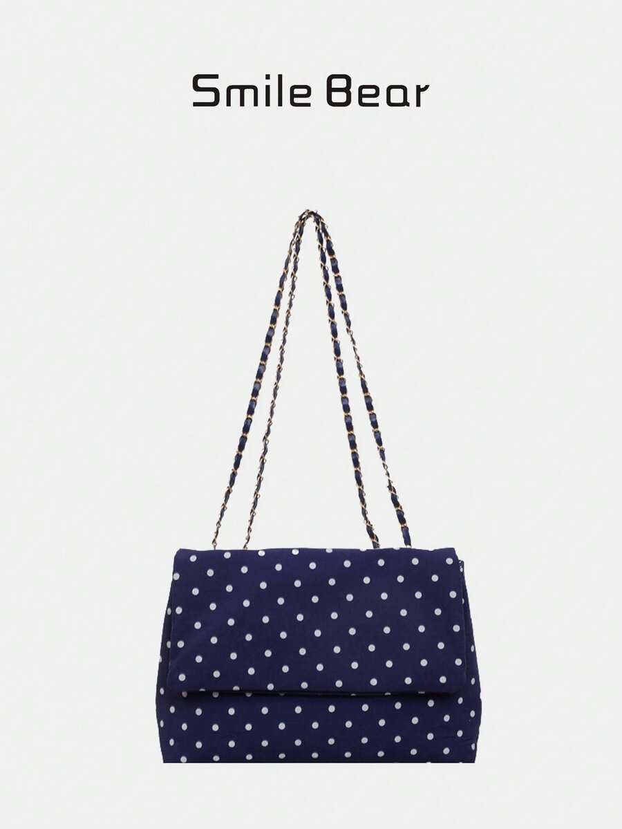 Double-Bow Tote Bag, Niche-Design Crescent-Shaped Handbag, Large-Capacity Everyday Crossbody Or Shoulder Bag For Women.