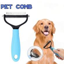 Pet De-Shedding Comb, Universal For Cats And Dogs, Stainless Steel Pet De-Shedding Brush, Efficient De-Shedding Brush, Easily Remove Hair Knots And Tangles, Durable Pet Cleaning Tool, Essential Item For Pet Lovers - Multicolor - View 11