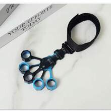 2/1pc Adjustable Resistance Finger Exerciser, Adjustable Grip Strength Trainer For Arm, Student Finger Rehabilitation Training, Arm Muscle And Wrist Workout, Suitable For Arm And Palm Muscle Training And Rehabilitation, Suitable For Athletes And Daily Use, Home Decor, Home Supplies, Household Essentials, Gift For Women, Gift For Men, Gift For Mother, Gift For Father, Gift For Grandfather, Gift For Grandmother - Multicolor - View 3