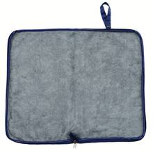 1pc Swimsuit Wet Bag, Towel Lining, Washable, Handle Zipper Oxford Cloth Dry & Wet Storage Bag, Suitable For Beach, Pool, Gym And Wet Clothes, Unisex - Multicolor - View 4