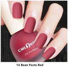 CMLAKISS Summer New Matte Quick-Dry Nail Polish, Peel-Resistant, No UV Lamp Required, Suitable For Fingernails And Toenails - Multicolor - View 34