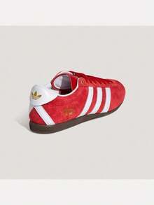 Adidas Originals 中性款 ORIGINALS ANFU 休閒復古紅色薄底 T 型鞋頭鞋 KJ3957 - 紅白色 - 查看 5