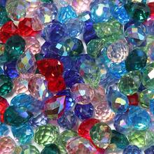 20 piezas de cuentas de vidrio facetado brillante con forma de lágrima de fresa de 8x11mm en colores vibrantes, se pueden usar como decoración de ventana, decoración colgante, cuentas de cristal artificial - Cuentas para hacer joyas DIY y combinaciones de cuentas, adecuadas para hacer pulseras únicas, aretes, teléfonos de cristal, accesorios para el cabello, tocados, colgantes, decoración de ropa y manualidades - Perfectas para proyectos creativos y accesorios de moda - gotas de agua con perlas de fresa - Ver 10