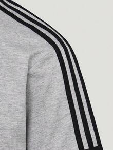 Adidas Originals Camiseta de manga corta sin cuello de punto MICKEY WISH camiseta para hombre TK7775 - Gris - Ver 4
