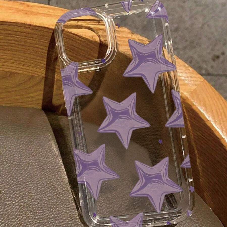 Galaxy Series Transparent Phone Case, Compatible With Android And Apple Models - Multicolor - View 1