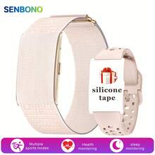 ساعة رياضية ذكية SENBONO - خيارات متعددة للأحزمة، مراقبة معدل ضربات القلب/النوم/الإجهاد، التحكم في الصور، منبه، تذكير المكالمات، متوافقة مع عرض البيانات على الهاتف المحمول، سجلات رياضية، أساور رياضية للرجال والنساء - مشاهدة 11