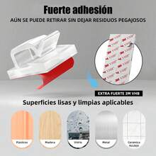 50 Clips Para Cables Para Exteriores, Soporte De Cable Adhes - 1 - Ver 7