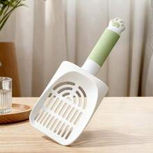 1pc Durable Plastic Cat Litter Scoop With Storage Rack Extra Garbage Bag Compartment Easy Clean Quick Sift Ergonomic Design Easy Access Pet Hygiene Supplies For Multi-Cat Family Indoor Kitten Daily Use 2026 Practical Pet Accessories Gift - Multicolor - View 8
