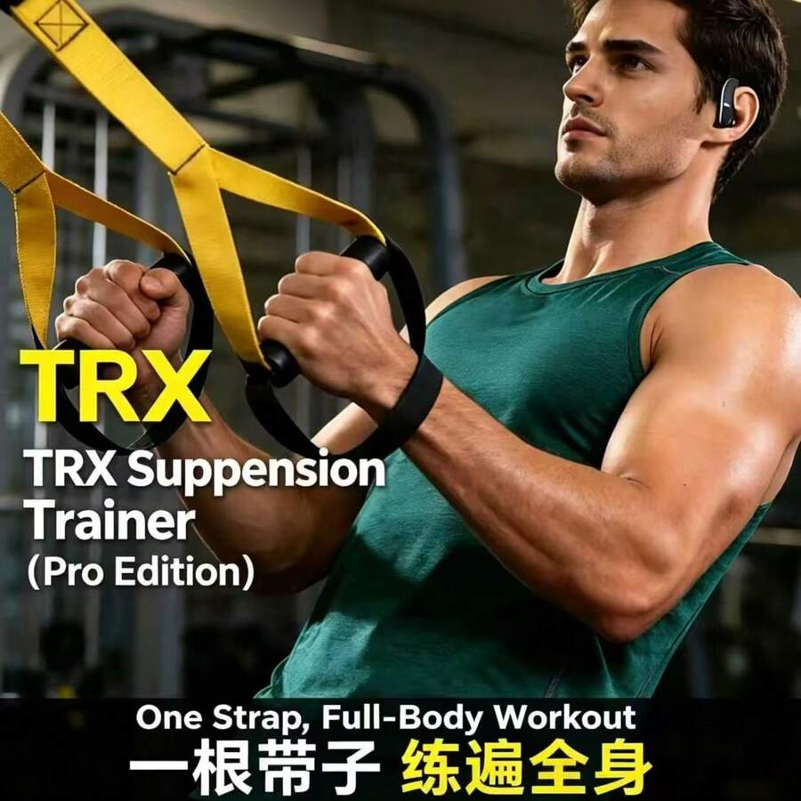 懸吊式全身健身訓練系統健身配件 - 彩色 - 查看 1