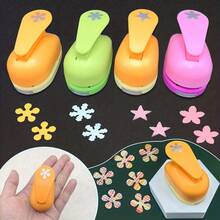 Decorative Paper Craft Punch Set 1/2/3/4/5/8 PCS, Assorted Shape Punches For Scrapbooking, Greeting Cards, Journals And Paper Crafts, Ideal For Teachers, Students And DIY Lovers, Great For Easter, Christmas Decorations And Classroom Activities - Multicolor - View 2