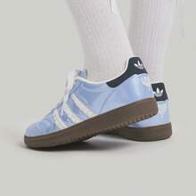 Adidas Samba JP Classic 情人節限定版 亮面皮革運動鞋 訓練鞋 KJ7302 - 藍色 - 查看 6
