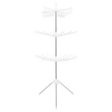 YUNRUX Collapsible Clothes Drying Rack, 3-Tier Clothes Drying Rack, Rotating Clothes Drying Rack - A - View 5