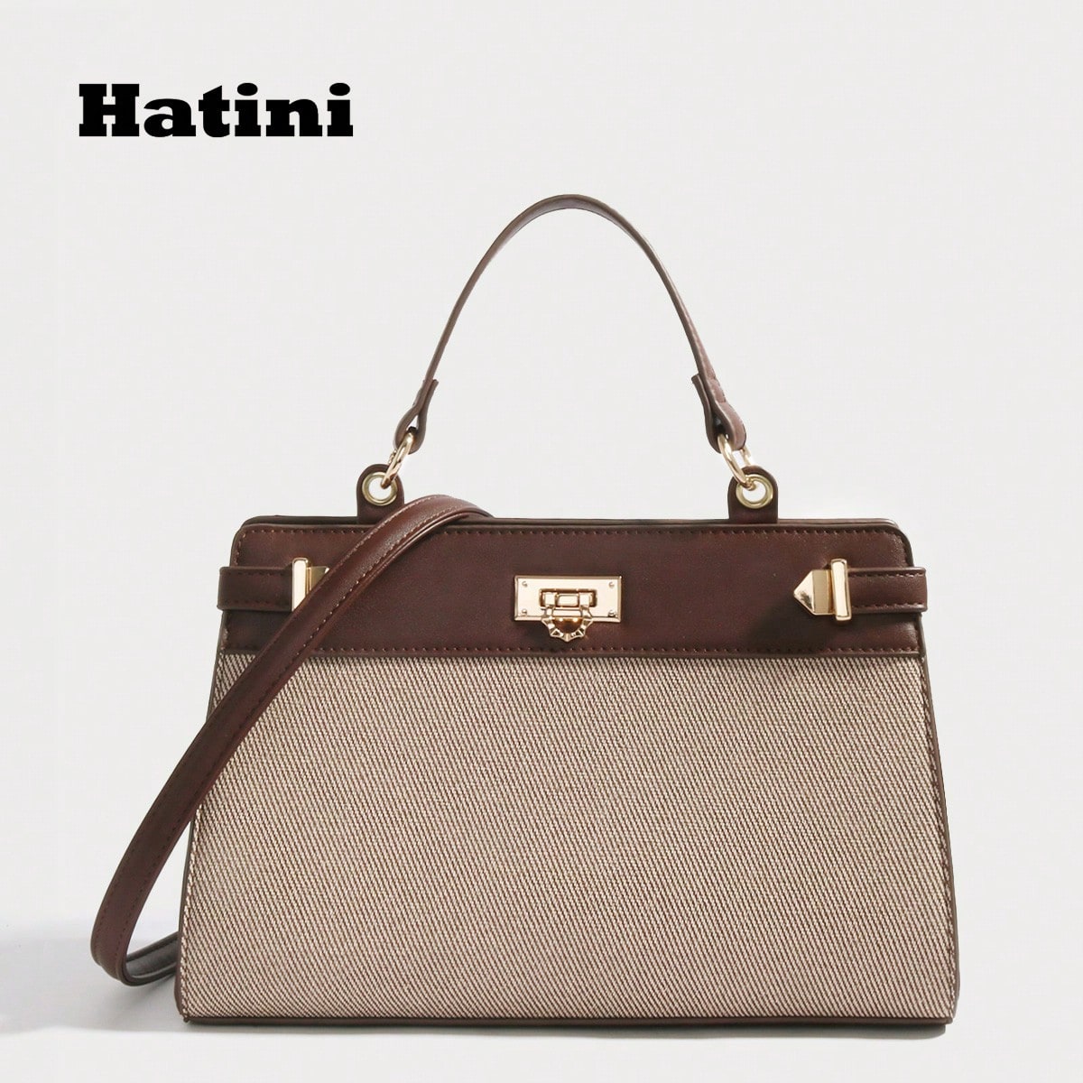 HATINI Niche Design Fashion Handbag, Versatile Orange Large Capacity Small Square Bag, Faux Leather Shoulder Bag Crossbody Bag, Detachable Shoulder Strap. Versatile Women's Bag Suitable For Work, Commute, Date, Shopping, Casual, Vacation, Beach, Music Festival, Party, Wedding, School
