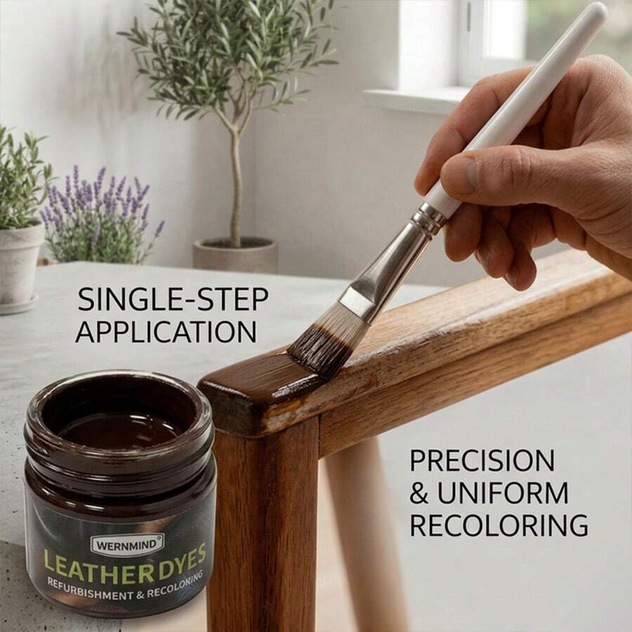 Wooden Furniture Repair Dye, One-Step Scratch Refurbishment & Recolor Paste, Suitable For Wooden Tables, Chairs, Cabinets. 30g
