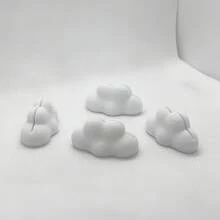 4pcs Cloud-Shaped Photo Frame Set, Desktop Photo Frame Stand, Multi-Function Display Rack, Suitable For Photos, Postcards, Business Cards And Notes, Home Office Desktop Decoration - 4PCS/Set Of Clouds - View 9