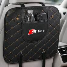 1PC Car Seat Back Protector Pad Interior Auto Anti Kick Pads For AUDI A3 A4 A5 A6 Q2 Q3 Q5 Q7 SLINE - A - View 2