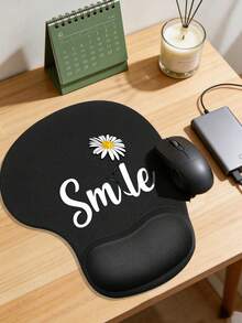 Ergonomic Wrist Rest Mouse Pad With Daisy Design. Includes Ergonomic EVA Wrist Rest, Non-Slip Memory Foam, Comfortable And Smooth Wrist Support, And Skin-Friendly Desktop Pad/Protector. Suitable For Gaming, Office And Home Use. Perfect For Graduation Gifts, Valentine's Day, Mother's Day, Back To School And Spring Gifts. - View 14