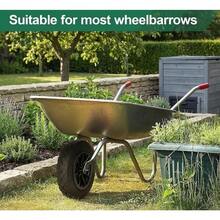PU Wheelbarrow Wheel 14 Inch 3.50-8 Puncture Proof Solid Heavy Duty Tyre Black - CZP164 - View 8