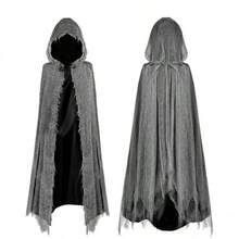 New Halloween Decoration Cloak Cosplay Ghost Witch Zombie Robe Costume Party Horror Costume Hooded Cloak, Suitable For Halloween And Christmas - Multicolor - View 4