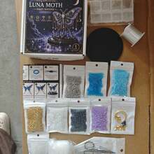 頂級珍珠與透明珠宇宙手工藝套組，附易遵循步驟說明，適合成人的舒壓DIY手工愛好活動套件 - 彩色 - 查看 9