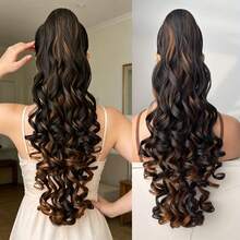 Blended Hair Extensions - SNATURAL/L.RED/GREEN/27 - View 3